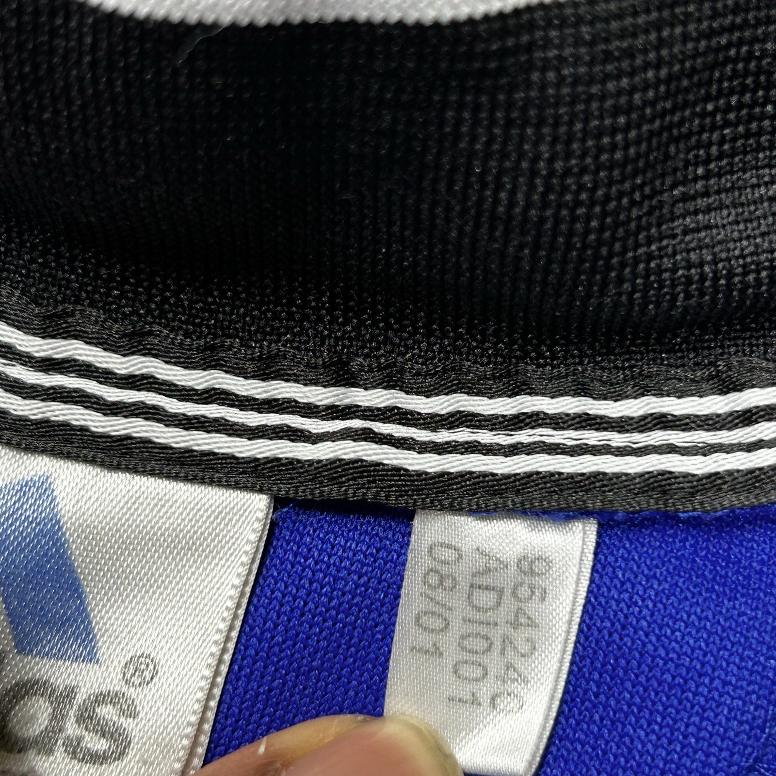 Adidas Quarterzip Blue Pullover Collared Y2K 2001… - image 4