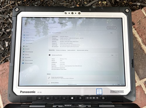 Panasonic Toughbook CF-33 Touch Slim 2.80GHz Core i7-7600U 16GB 512GB SSD Win 11 - Picture 5 of 9