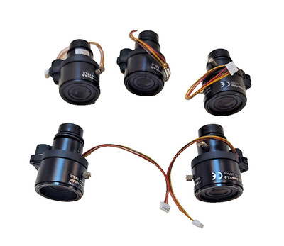 Motorized 9 22mm F2.0 Camera Lenses   14 Mount Industrial Lens Lot of 5
