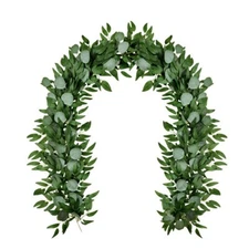 Artificial Eucalyptus Garland Leaves Vines Rattan Handmade Greenery Wall Decor