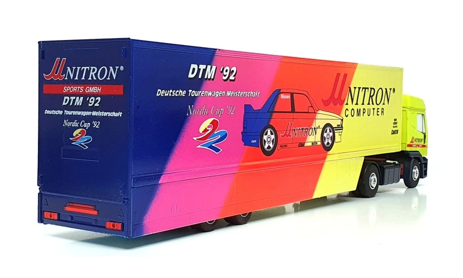 Camión transportador de coche Eligor escala 1/43 5418 - Iveco DTM '92 Nitron Foto 2 de 4
