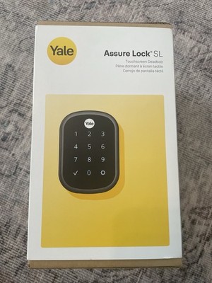 Yale Assure Deadbolt Lock, Black Suede Keyless Non-Connected,  YRD256-NR-BSP