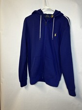 Polo Ralph Lauren Men's Zip-Up 2pc Set Hoodie Pants Royal Blue Size SMALL