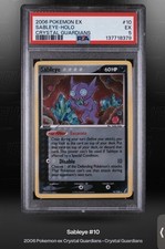 2006 Sableye 10/100 Crystal Guardians  Holo Rare EX PSA 5 🌬️❄️✨ on eBay