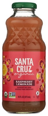 Santa Cruz Organic Raspberry Lemonade Drink 16 Fl Oz