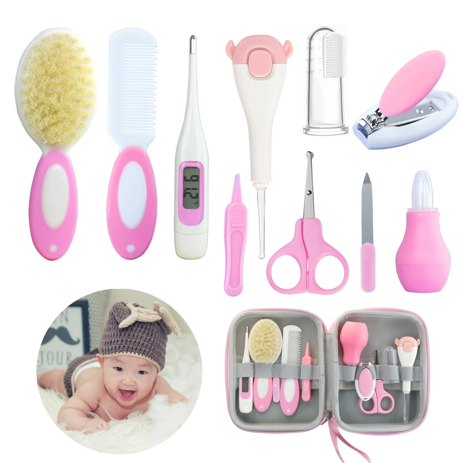Baby Care Kits,Baby Grooming Kit,10 in 1 Newborn Essentials Must Haves,Baby N...
Opens in a new wind