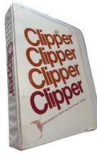 Clipper Dynamic Graphics 1987 1988 VTG Commercial Clip Art Book Graphics Binder