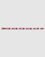 johnnie-O Bowen D-Ring Canvas Striped Belt Mens Bandana 7851938 