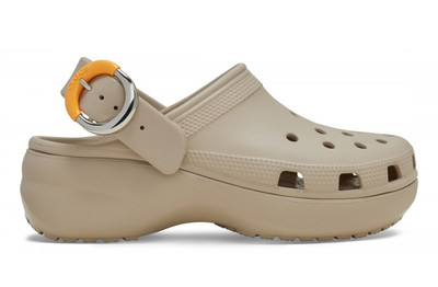 Crocs Classic Platform Dipped Buckle Clog W Schuhe Sandalen Damen Keilabsatz Clogs