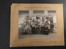 BIELLA FOTO EPOCA 1937 RESTAURATORI SEMINARIO