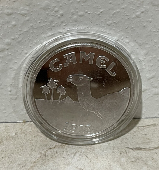 RARE * 1913 - 1993 JOE CAMEL SILVER COIN 80th YEAR ANNIVERSARY | eBay