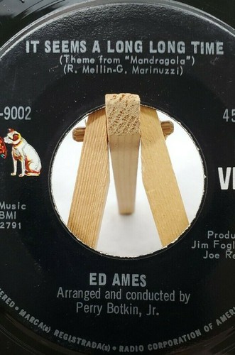 Ed Ames: My Cup Runneth Over/It Seems A Long Long Time 45 Rpm RCA #47-9002/ - Picture 8 of 9