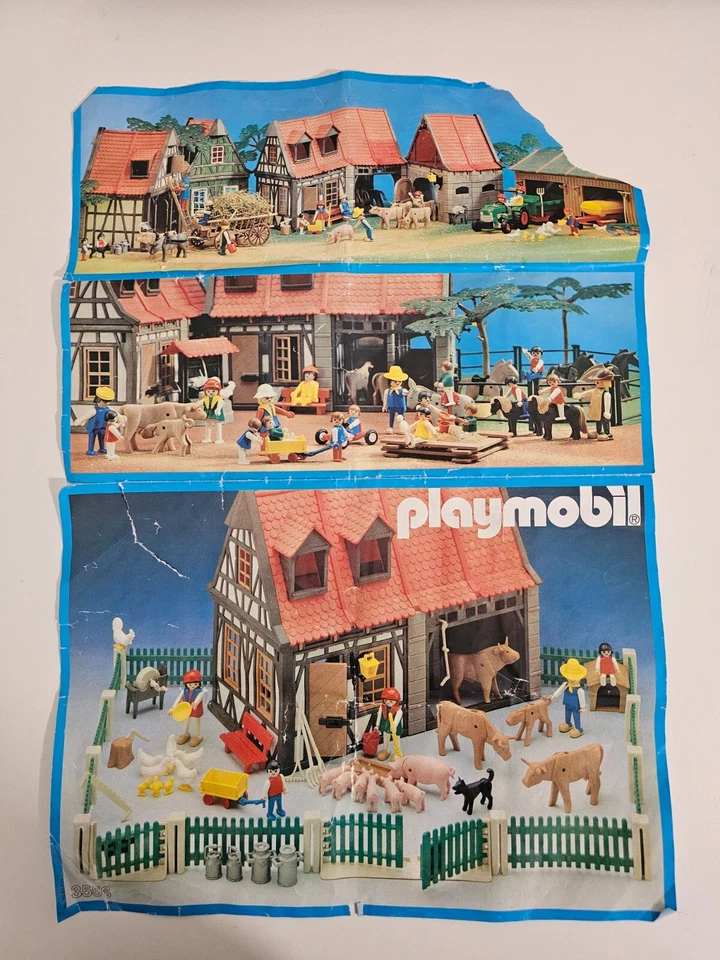 PLAYMOBIL 3556 Bauernhof + OVP System alt Fachwerkhaus Tiere Zaun - Bild 2 von 4