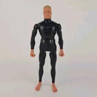 Vtg 1/6 Scale GI JOE Navy Seal 12" Inch Action Figure Black Diver Suit