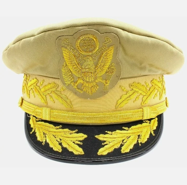 军队男帽米色7 1/4 码| eBay