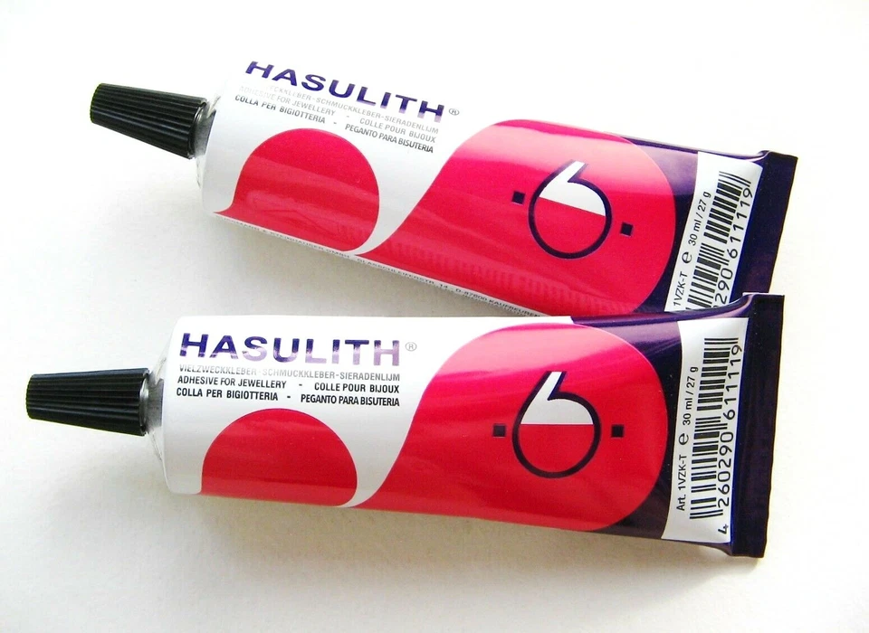 Hasulith Kleber 5x30ml Tuben Schmuckkleber Bastelkleber Craft Glue SERAJOSY