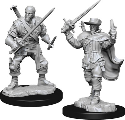 Dungeons & Dragon D&D Nolzur's Marvelous Miniatures: Male Human Bards WZK90306