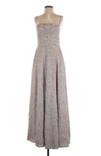 Windsor Dress Womens Small Metallic Stretch Maxi Gown 90s Y2K Prom Formal Fairy