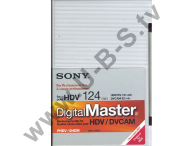 DVCAM/HDV Kassette Sony PHDV-124DM, Digital Master