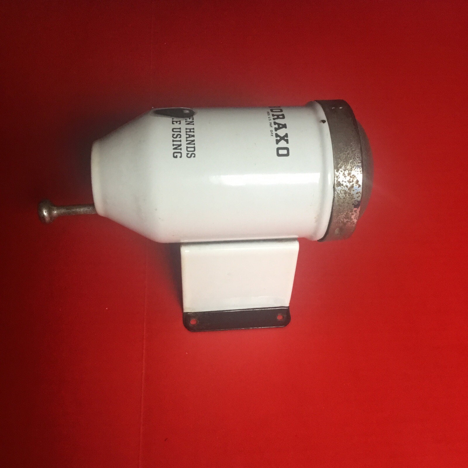 BORAXO POWDERED HAND SOAP DISPENSER, VINTAGE PORCELAIN eBay