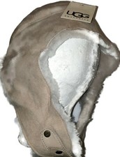 UGG Australia Aviator Shearling Hat Sand, O/S