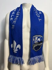 2012 CF MONTREAL IMPACT MLS SOCCER BLUE WINTER KNIT SCARF BANNER