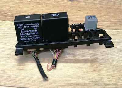 AUDI A6 MK2 4B C5 2.5 TDI BDG RELAY HOLDER BRACKET MOUNT WITH RELAYS 4B09074874