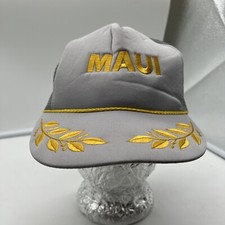 MAUI FOAM  MESH CAPTAINS ROPE HAT HAWAII HAWAIIAN VINTAGE SNAPBACK PRE-OWNED