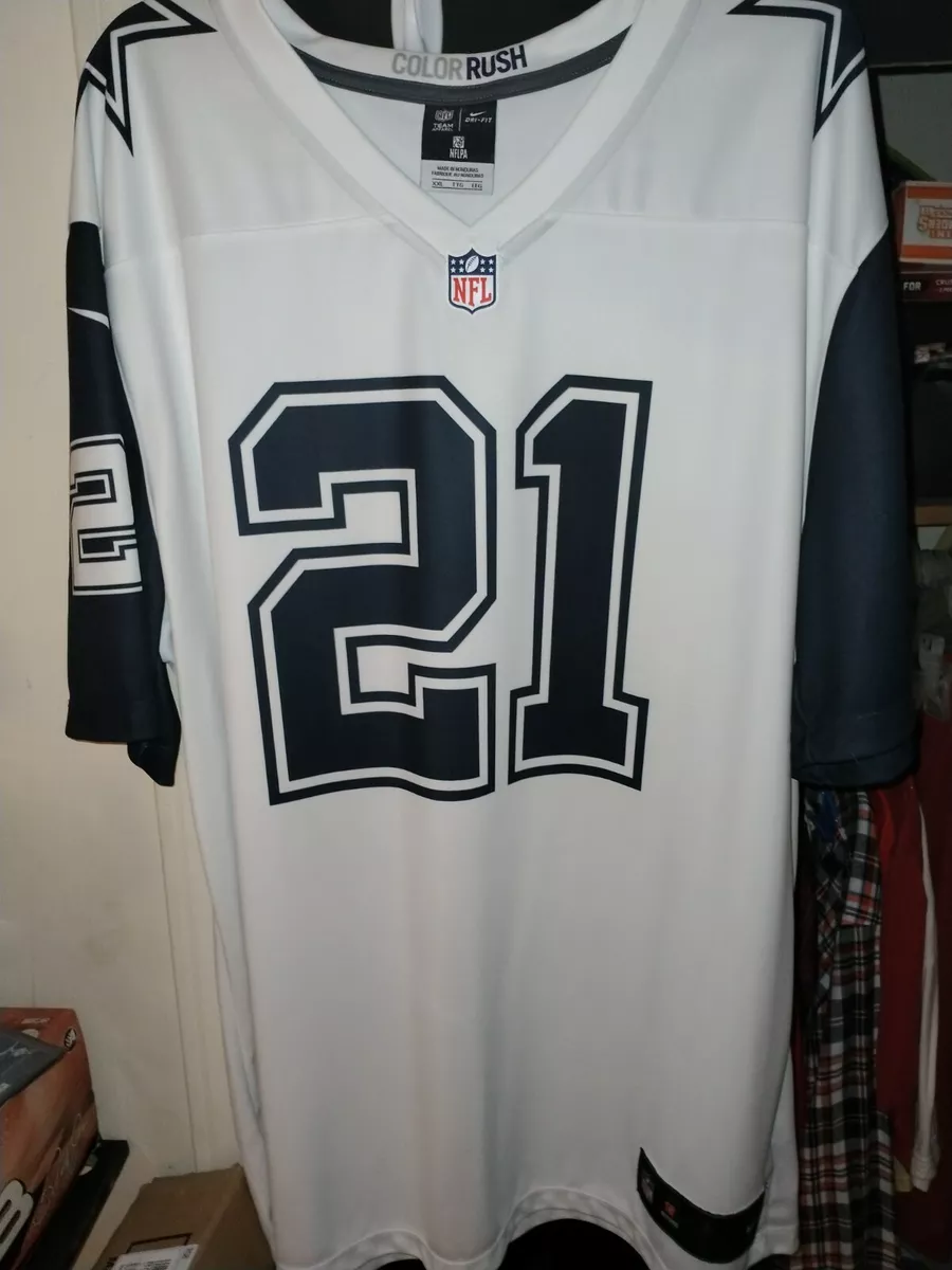 Cowboys elliott color rush jersey top