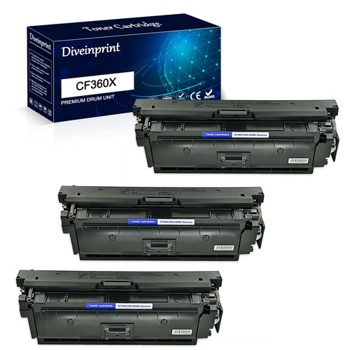 1-4PK Toner CF360X Compatible With HP 508X LaserJet Enterprise MFP M577z M577f - Picture 12 of 13