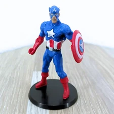 Captain America Marvel 2.75 inches Figure On Stand By Greenbrier International