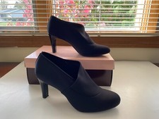 Bandolino B-Flexible Black BD7Ladson Nylon Stylish 3" Pumps Size 8M Shoes