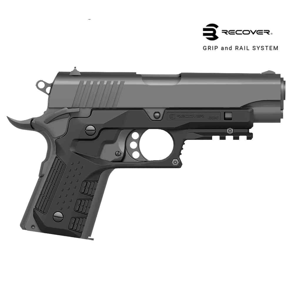 Recover Tactical Compact 1911 Grip&Rail System,No Modification