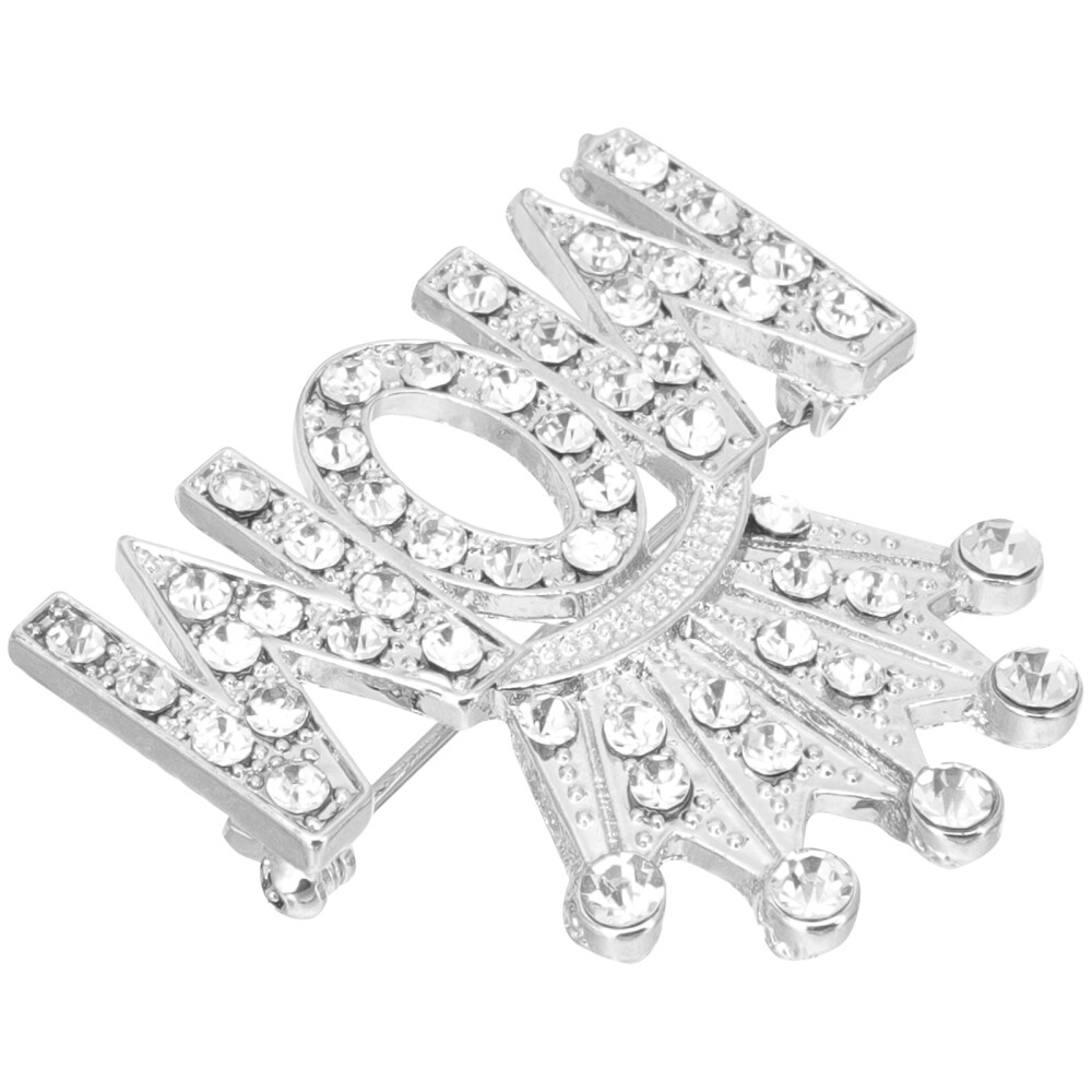 Clothing Lapel Pin Rhinestone Mom Mother's Day Brooch Charm eBay