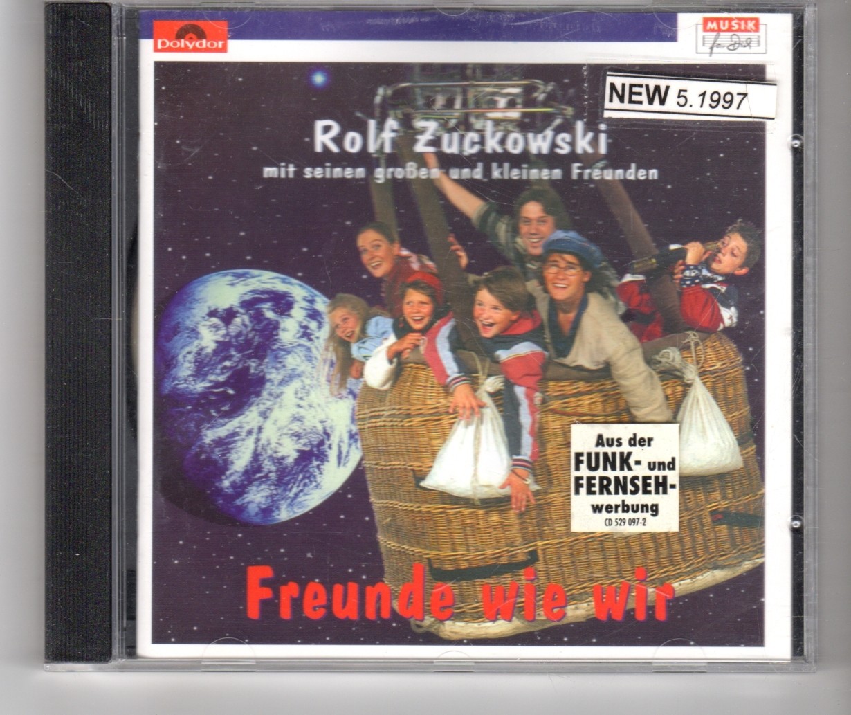 (HP882) Rolf Zuckowski, Freunde wie wit - 1995 CD