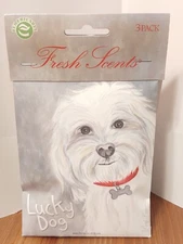 Willowbrook Fresh Scents Sachets Lucky Dog Leigh Brown  3 pack  New