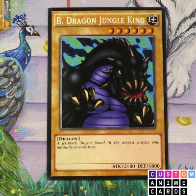 B. Dragon Jungle King ANIME EFFECT HOLO card