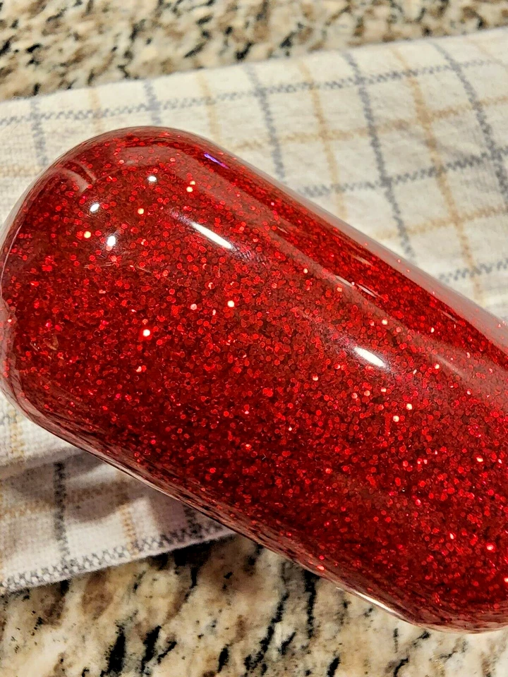 De colección Perilla de Cambio Personalizada Metal Rojo Escama Rata Fink Hot Rod Rat Rod Mooneyes Foto 3 de 4