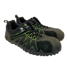 Terra Men's Spider 3.0 Composite Toe Work Shoes Black/Green Size 10M