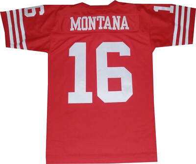 San Francisco 49ers Joe Montana Mitchell Ness Premier 7354A Jersey