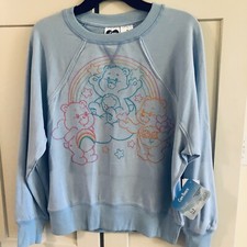 NWT Womens Size S CARE Bears Sweatshirt LS Playful Fun for the  kid  Inside You