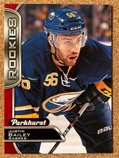 2016-17 Parkhurst Red Rookie RC Justin Bailey #346