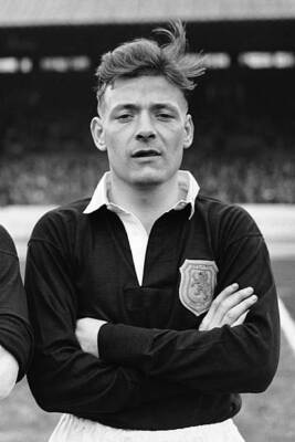 Willie Bauld Scottish League 1954 Historic Old Photo