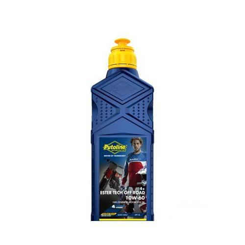 Huile 4T Putoline Off Road 4+ 10W60 idéale pour le motocross et l'enduro
