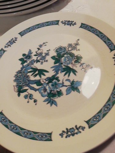 Set 12 J&G Meakin Studio SUMATRA Dinner & Lunch Dessert Plates Floral - Picture 3 of 4