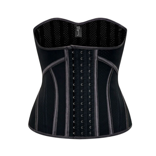Latex Waist Trainer Corsets Women Weight Loss 19 Spiral Steel Boned Underbust - Picture 11 of 14