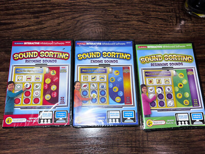 new and sealed Lakeshore Interactive Whiteboard Software Sound Sorting Lot Of 3