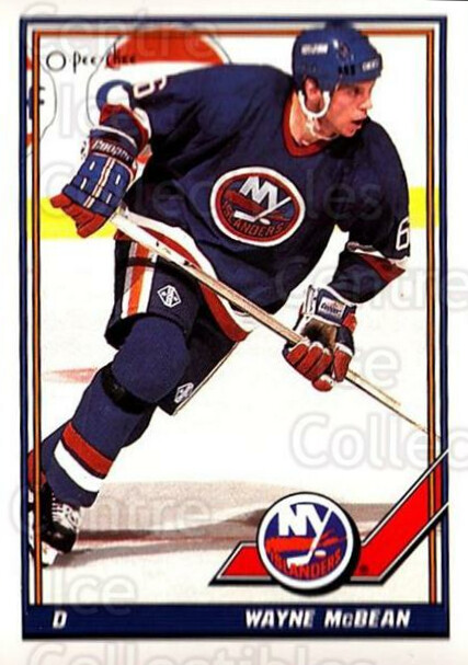 1991-92 O-Pee-Chee #62 Wayne McBean