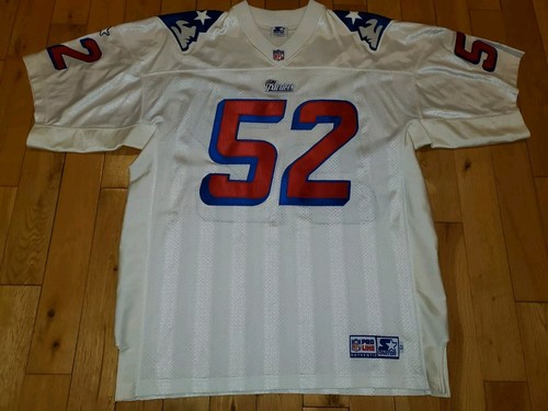 Starter Pro Line Ted Johnson NEW ENGLAND PATRIOTS Authentic NFL Team JERSEY 52 - Picture 5 of 19