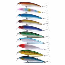 10PCS 16cm/42g Trolling Bait Minnow Fishing Lure Bass Swimbait Tackle Wobbler